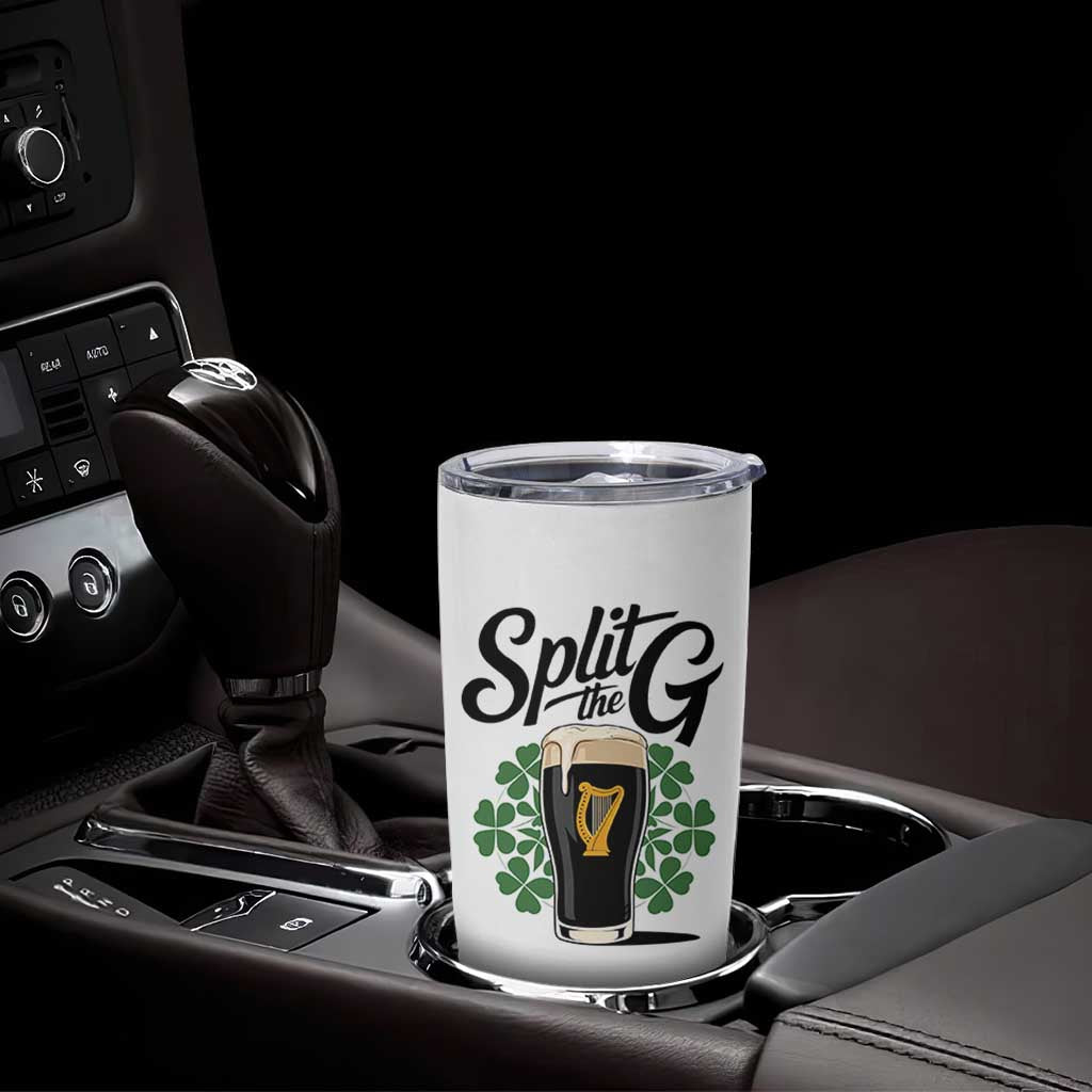 Split the G Funny Irish Drinking Tumbler Cup St. Patrick’s Day Stout Beer Lovers Pub Crawls