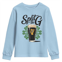 Split the G Funny Irish Drinking Youth Sweatshirt St. Patrick’s Day Stout Beer Lovers Pub Crawls