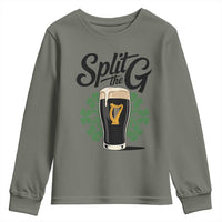 Split the G Funny Irish Drinking Youth Sweatshirt St. Patrick’s Day Stout Beer Lovers Pub Crawls