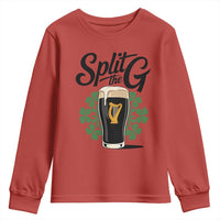 Split the G Funny Irish Drinking Youth Sweatshirt St. Patrick’s Day Stout Beer Lovers Pub Crawls
