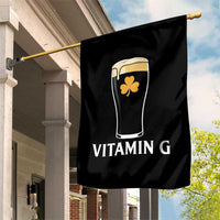 Vitamin G Funny Irish Stout Beer Garden Flag St. Patrick’s Day Drinking Humor