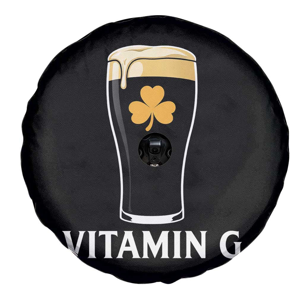 Vitamin G Funny Irish Stout Beer Spare Tire Cover St. Patrick’s Day Drinking Humor