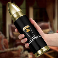 Vitamin G Funny Irish Stout Beer Bullet Tumbler St. Patrick’s Day Drinking Humor