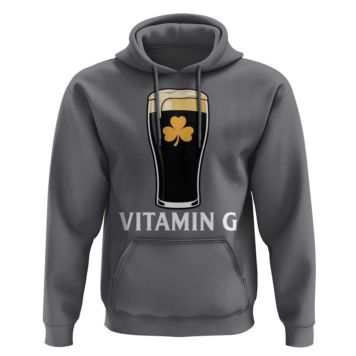 Vitamin G Funny Irish Stout Beer Hoodie St. Patrick’s Day Drinking Humor