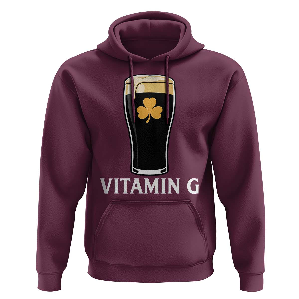 Vitamin G Funny Irish Stout Beer Hoodie St. Patrick’s Day Drinking Humor