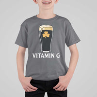 Vitamin G Funny Irish Stout Beer T Shirt For Kid St. Patrick’s Day Drinking Humor