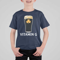 Vitamin G Funny Irish Stout Beer T Shirt For Kid St. Patrick’s Day Drinking Humor