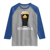 Vitamin G Funny Irish Stout Beer Raglan Shirt St. Patrick’s Day Drinking Humor