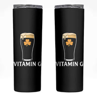Vitamin G Funny Irish Stout Beer Skinny Tumbler St. Patrick’s Day Drinking Humor