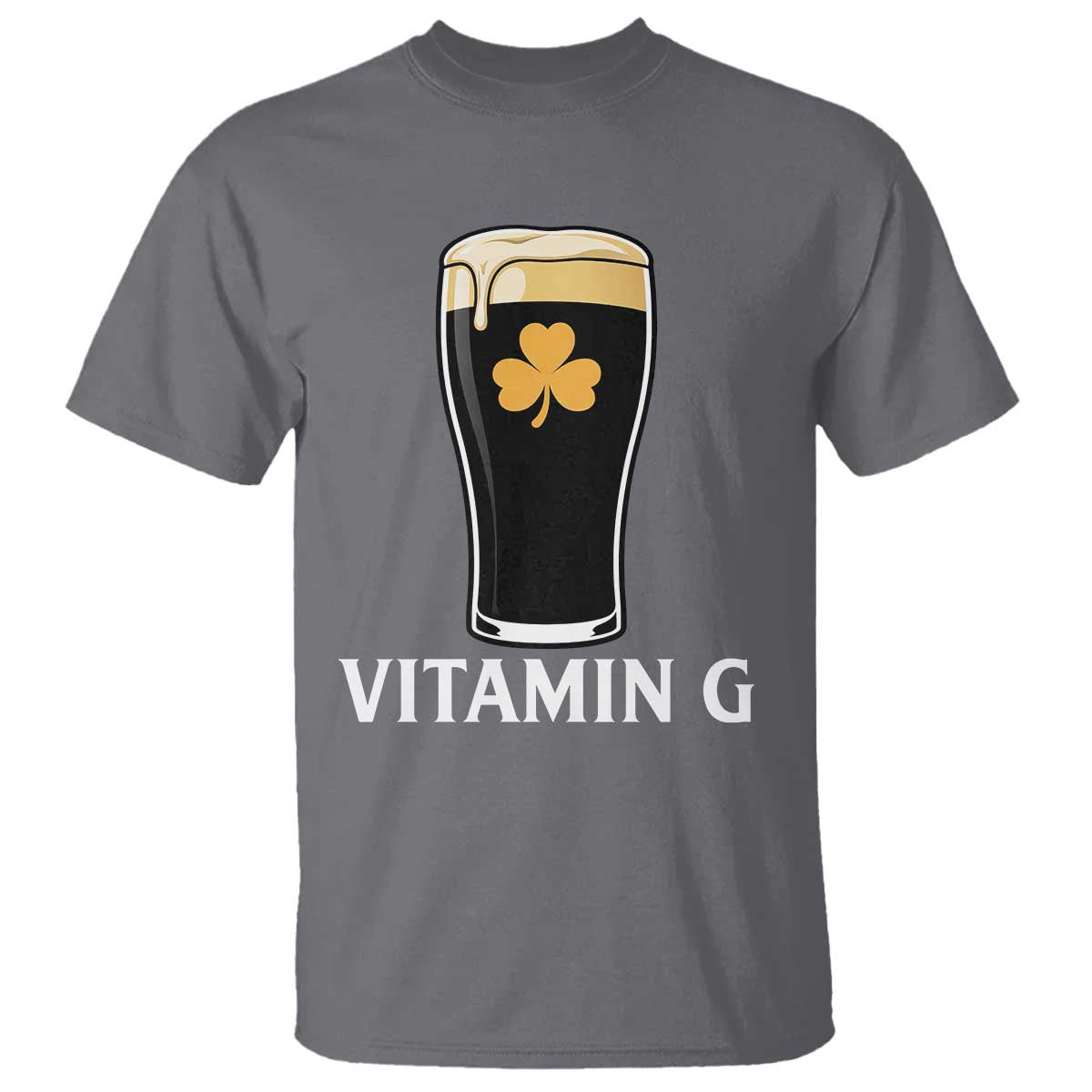 Vitamin G Funny Irish Stout Beer T Shirt St. Patrick’s Day Drinking Humor