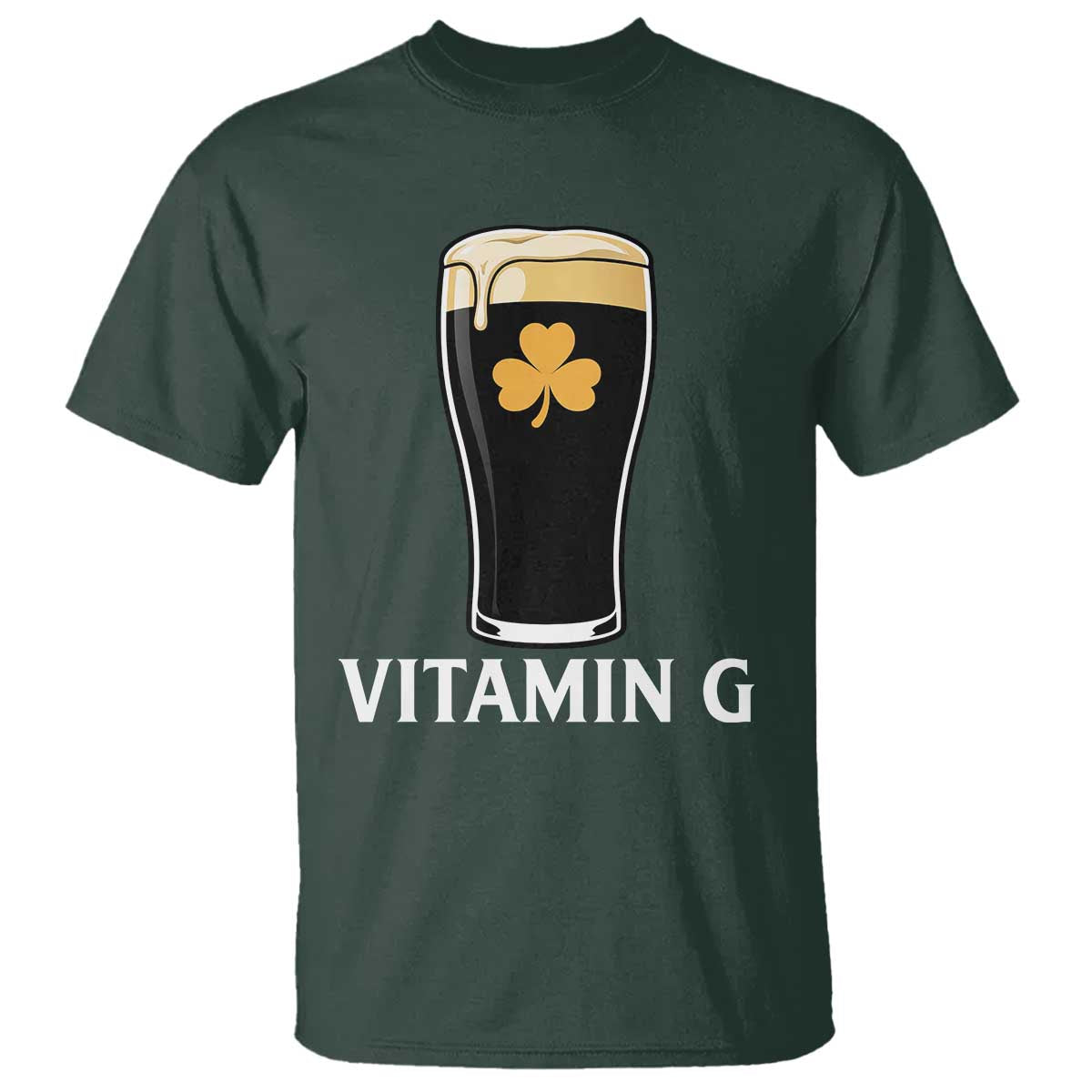 Vitamin G Funny Irish Stout Beer T Shirt St. Patrick’s Day Drinking Humor