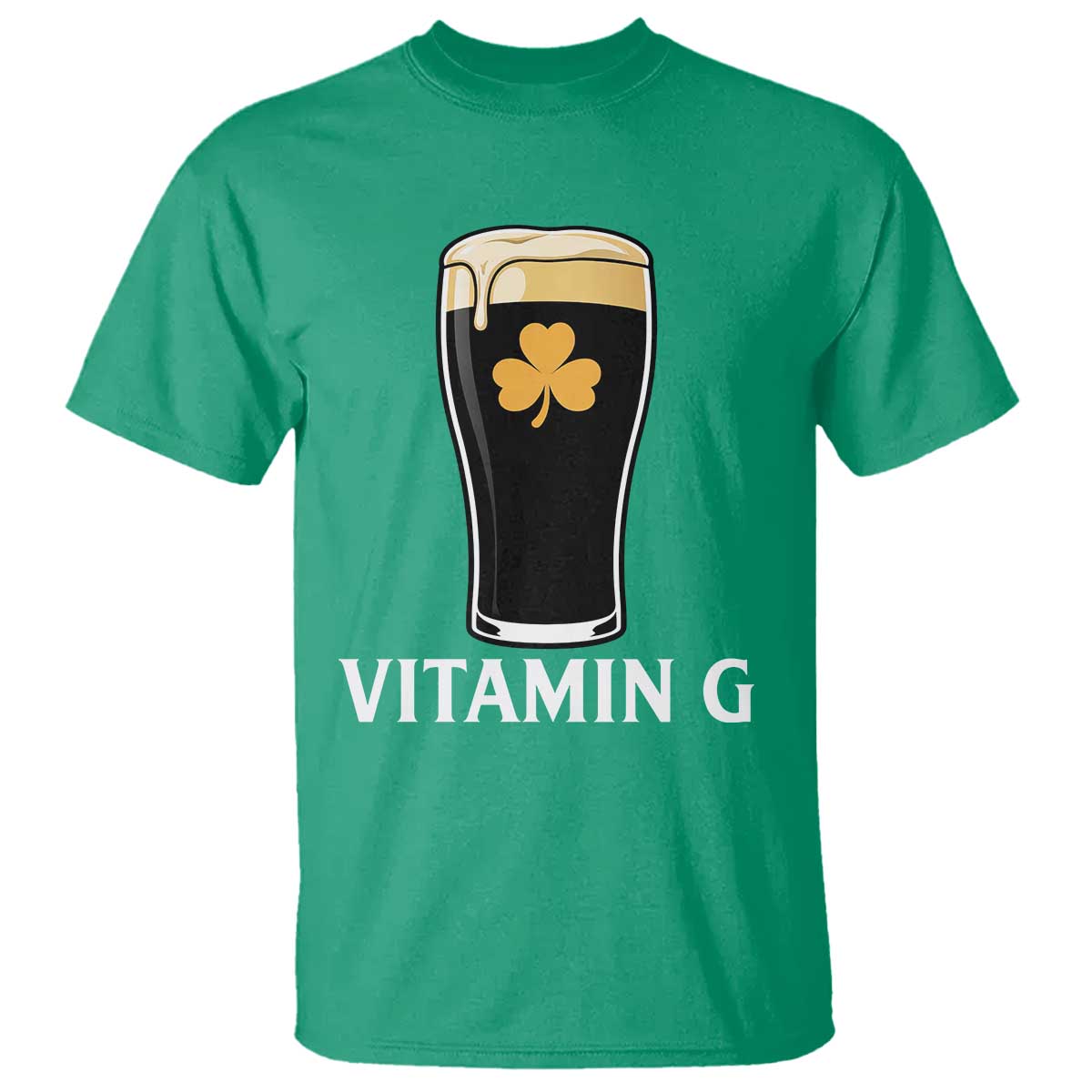 Vitamin G Funny Irish Stout Beer T Shirt St. Patrick’s Day Drinking Humor
