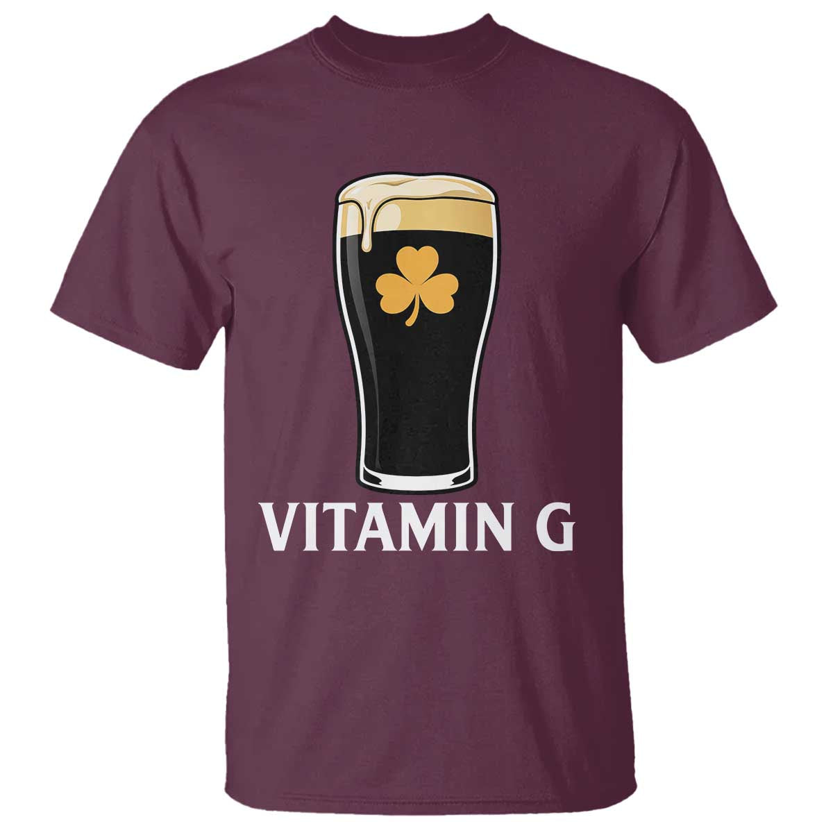 Vitamin G Funny Irish Stout Beer T Shirt St. Patrick’s Day Drinking Humor