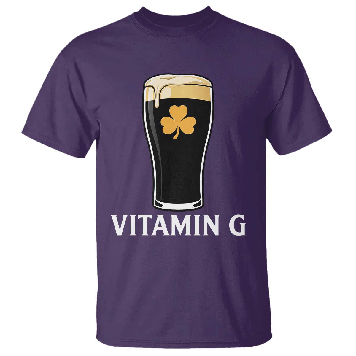Vitamin G Funny Irish Stout Beer T Shirt St. Patrick’s Day Drinking Humor