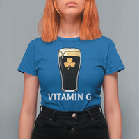 Vitamin G Funny Irish Stout Beer T Shirt For Women St. Patrick’s Day Drinking Humor