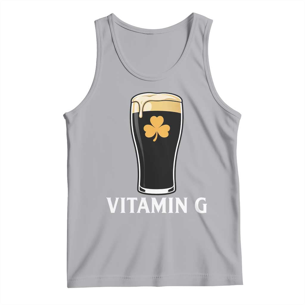 Vitamin G Funny Irish Stout Beer Tank Top St. Patrick’s Day Drinking Humor