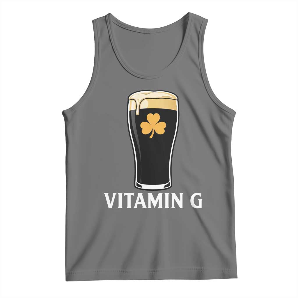 Vitamin G Funny Irish Stout Beer Tank Top St. Patrick’s Day Drinking Humor