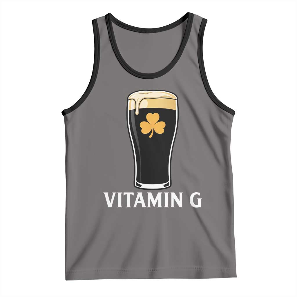 Vitamin G Funny Irish Stout Beer Tank Top St. Patrick’s Day Drinking Humor