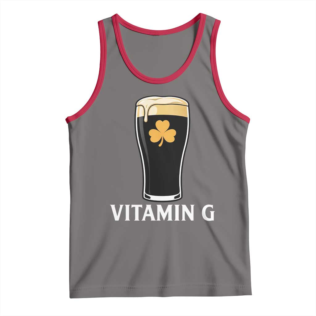 Vitamin G Funny Irish Stout Beer Tank Top St. Patrick’s Day Drinking Humor
