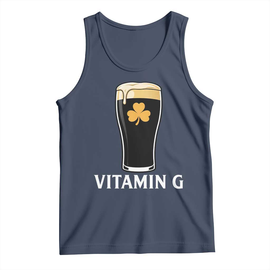 Vitamin G Funny Irish Stout Beer Tank Top St. Patrick’s Day Drinking Humor