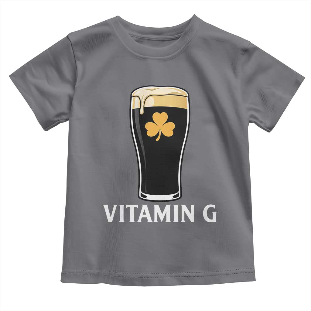 Vitamin G Funny Irish Stout Beer Toddler T Shirt St. Patrick’s Day Drinking Humor