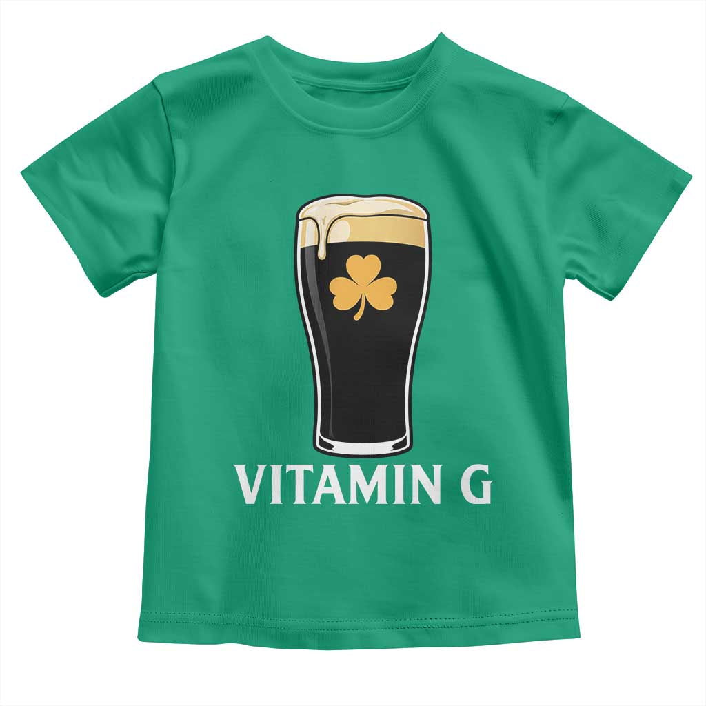 Vitamin G Funny Irish Stout Beer Toddler T Shirt St. Patrick’s Day Drinking Humor