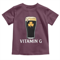 Vitamin G Funny Irish Stout Beer Toddler T Shirt St. Patrick’s Day Drinking Humor