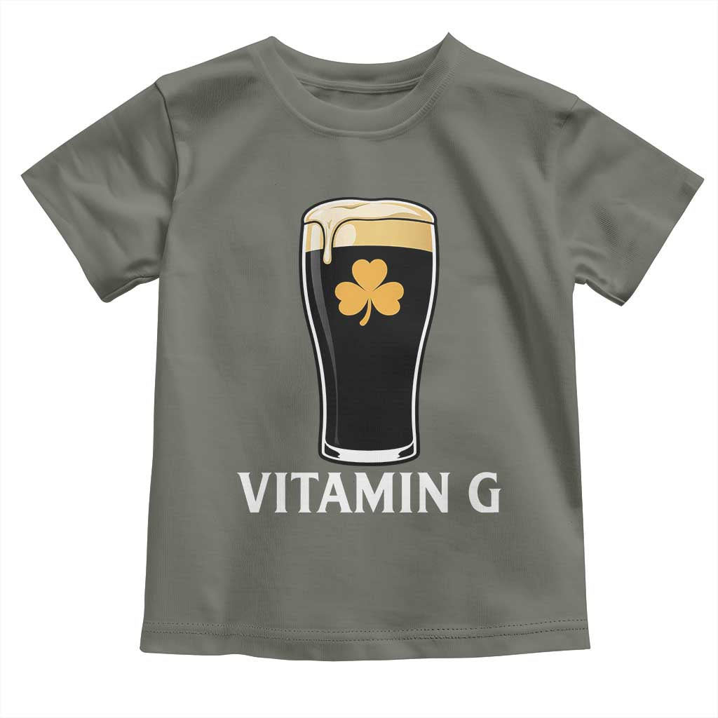 Vitamin G Funny Irish Stout Beer Toddler T Shirt St. Patrick’s Day Drinking Humor