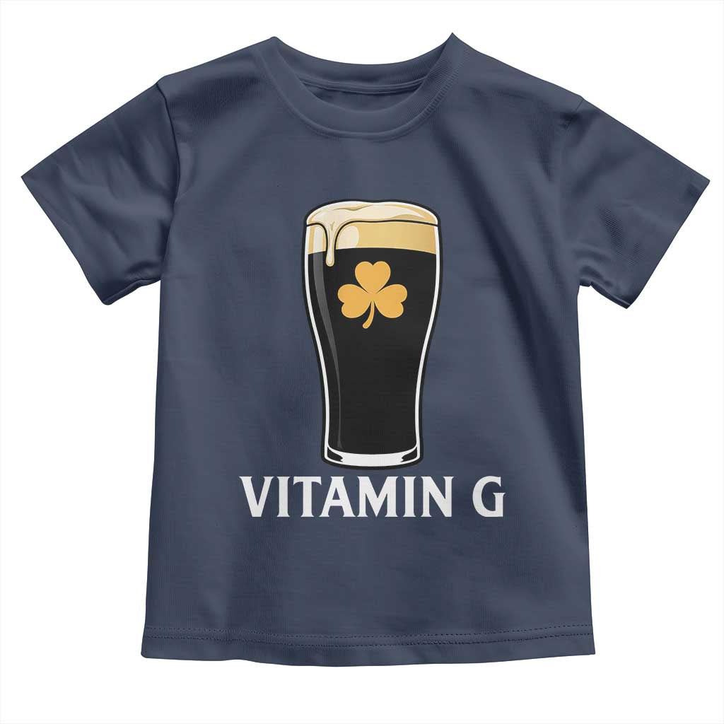Vitamin G Funny Irish Stout Beer Toddler T Shirt St. Patrick’s Day Drinking Humor