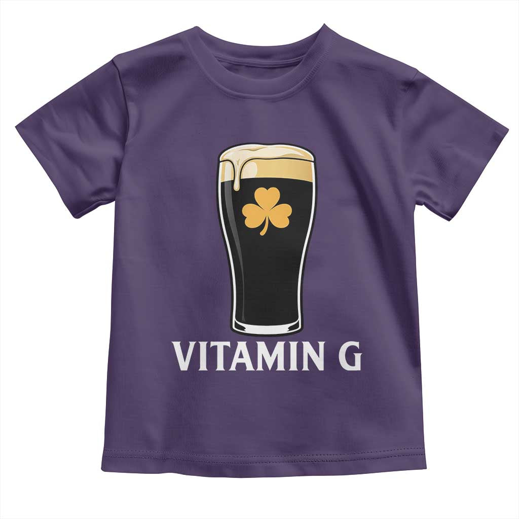 Vitamin G Funny Irish Stout Beer Toddler T Shirt St. Patrick’s Day Drinking Humor