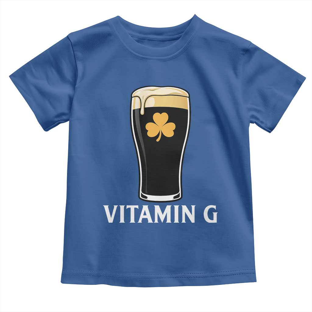 Vitamin G Funny Irish Stout Beer Toddler T Shirt St. Patrick’s Day Drinking Humor