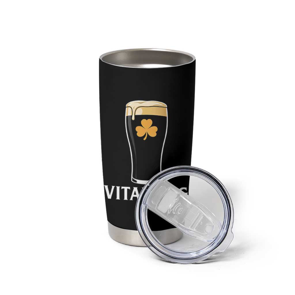 Vitamin G Funny Irish Stout Beer Tumbler Cup St. Patrick’s Day Drinking Humor
