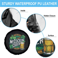 End the Day with McCockin Cider Spare Tire Cover Funny Irish Drinking Apple Cider St Patricks Day Adult Humor