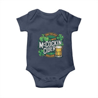 End the Day with McCockin Cider Baby Onesie Funny Irish Drinking Apple Cider St Patricks Day Adult Humor