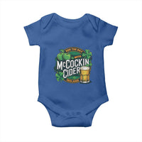 End the Day with McCockin Cider Baby Onesie Funny Irish Drinking Apple Cider St Patricks Day Adult Humor
