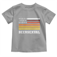 Beersexual Funny Beer Lover Graphic Toddler T Shirt Vintage American Flag Parody