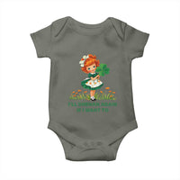 Funny I Will Shenan Again If I Want To Baby Onesie Cute Aesthetic Irish Girl Shamrock St Patricks Day Humor