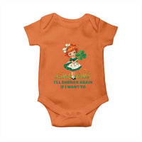 Funny I Will Shenan Again If I Want To Baby Onesie Cute Aesthetic Irish Girl Shamrock St Patricks Day Humor