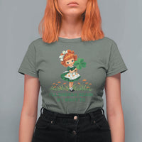 Funny I Will Shenan Again If I Want To T Shirt For Women Cute Aesthetic Irish Girl Shamrock St Patricks Day Humor