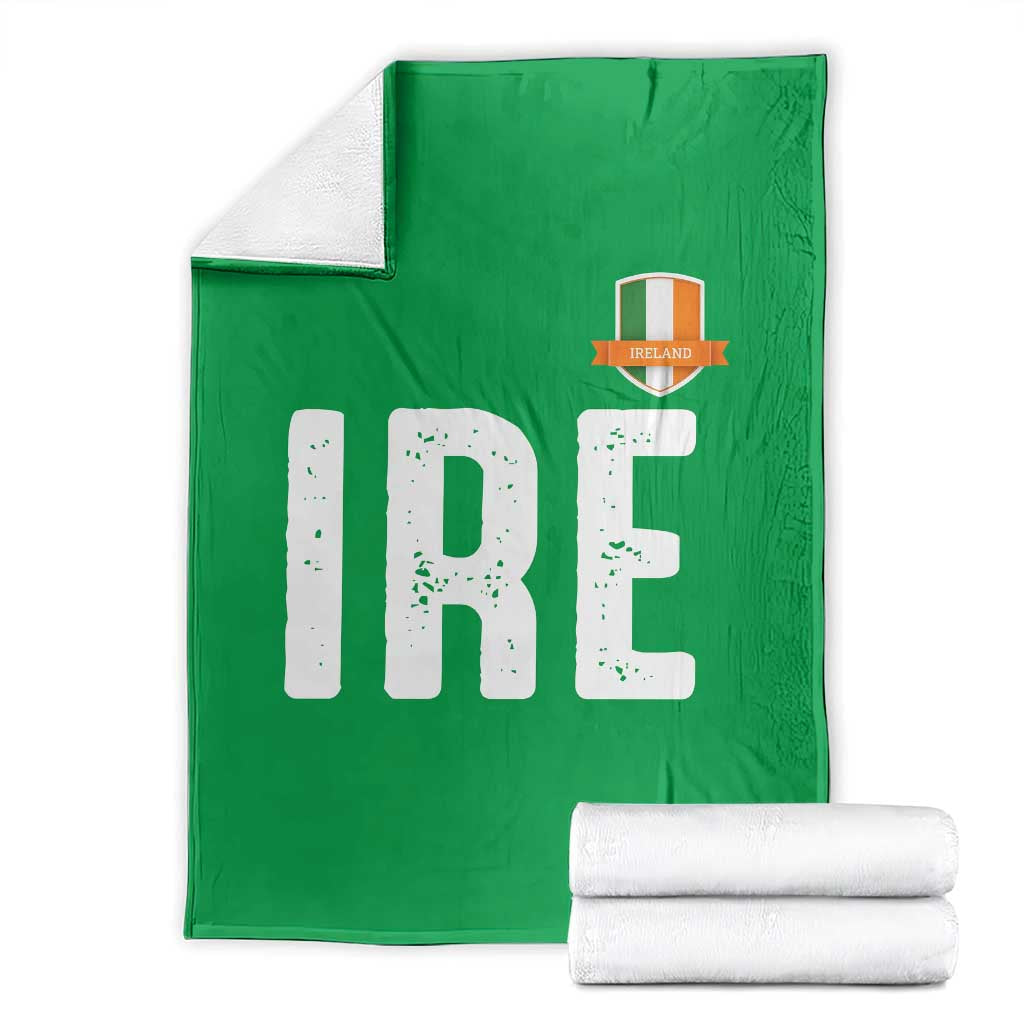 IRE Ireland Matching Group Throw Blanket Irish Pride St Patricks Day Family or Friends