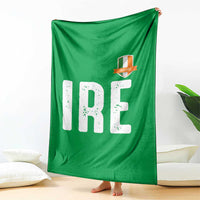 IRE Ireland Matching Group Throw Blanket Irish Pride St Patricks Day Family or Friends