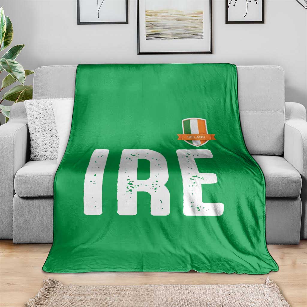 IRE Ireland Matching Group Throw Blanket Irish Pride St Patricks Day Family or Friends
