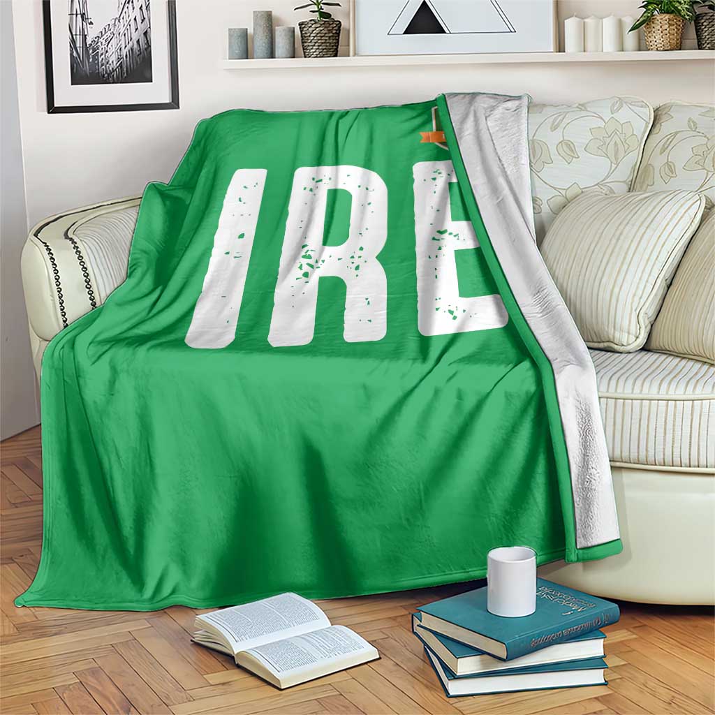 IRE Ireland Matching Group Throw Blanket Irish Pride St Patricks Day Family or Friends