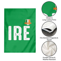 IRE Ireland Matching Group Garden Flag Irish Pride St Patricks Day Family or Friends