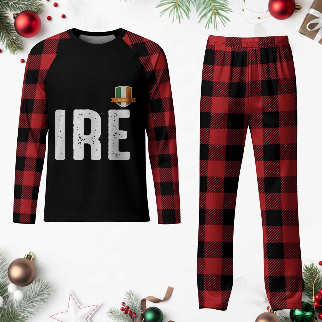 IRE Ireland Matching Group Plaid Pajama Set Irish Pride St Patricks Day Family or Friends