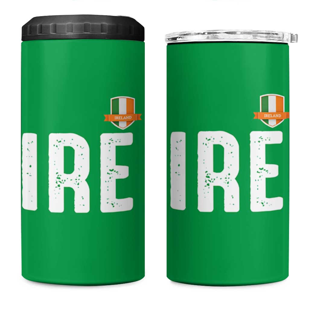 IRE Ireland Matching Group 4 in 1 Can Cooler Tumbler Irish Pride St Patricks Day Family or Friends