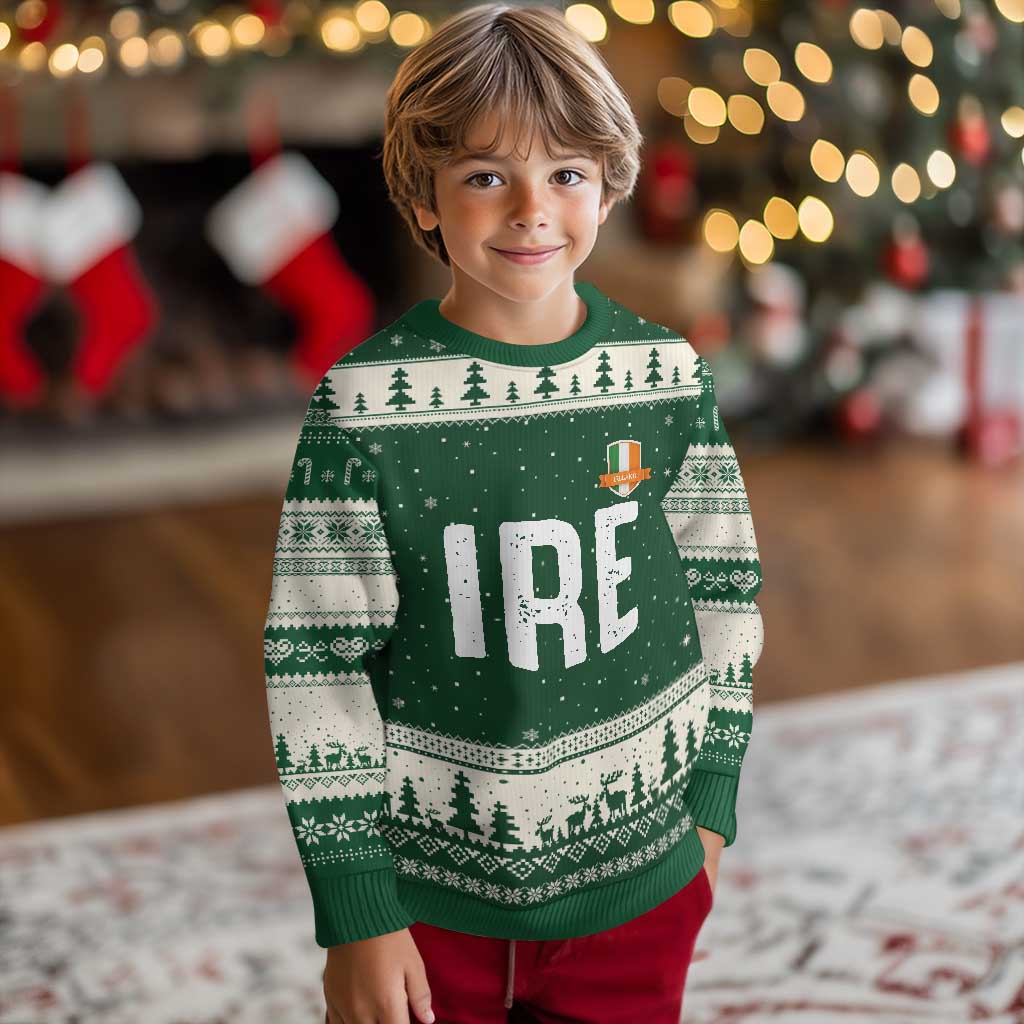 IRE Ireland Matching Group Ugly Christmas Sweater Irish Pride St Patricks Day Family or Friends