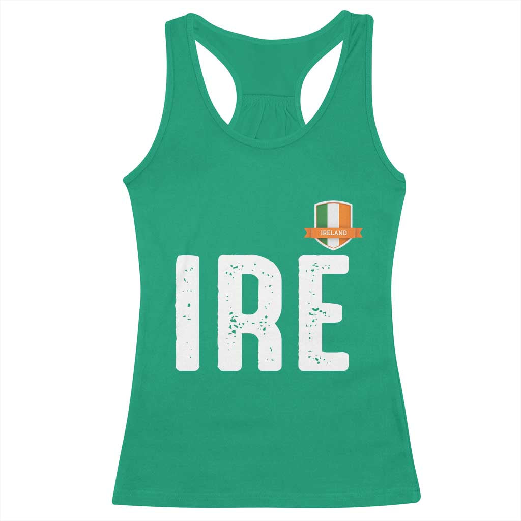IRE Ireland Matching Group Racerback Tank Top Irish Pride St Patricks Day Family or Friends