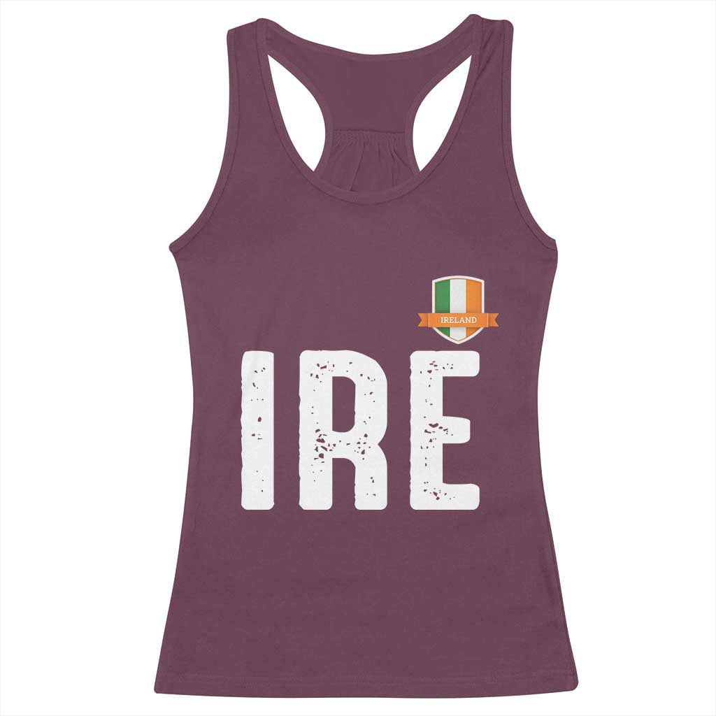 IRE Ireland Matching Group Racerback Tank Top Irish Pride St Patricks Day Family or Friends