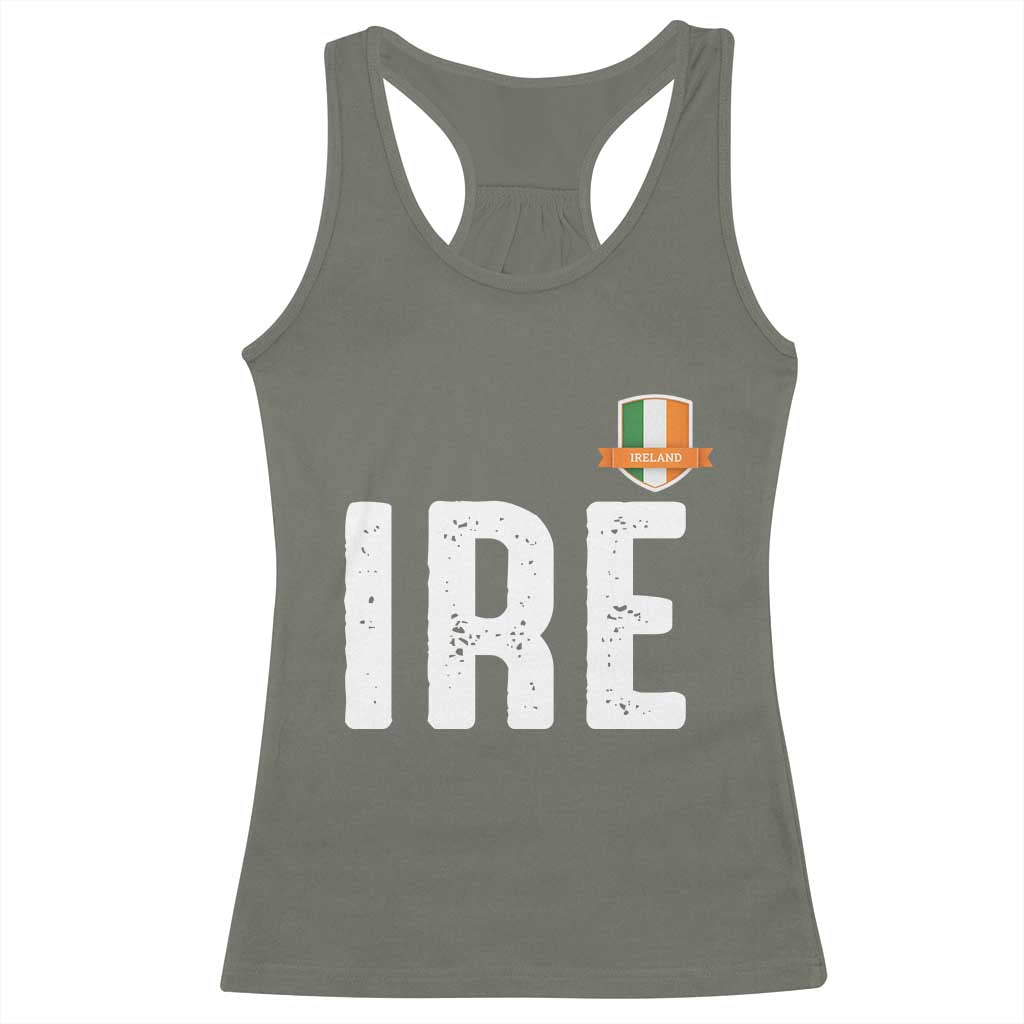 IRE Ireland Matching Group Racerback Tank Top Irish Pride St Patricks Day Family or Friends